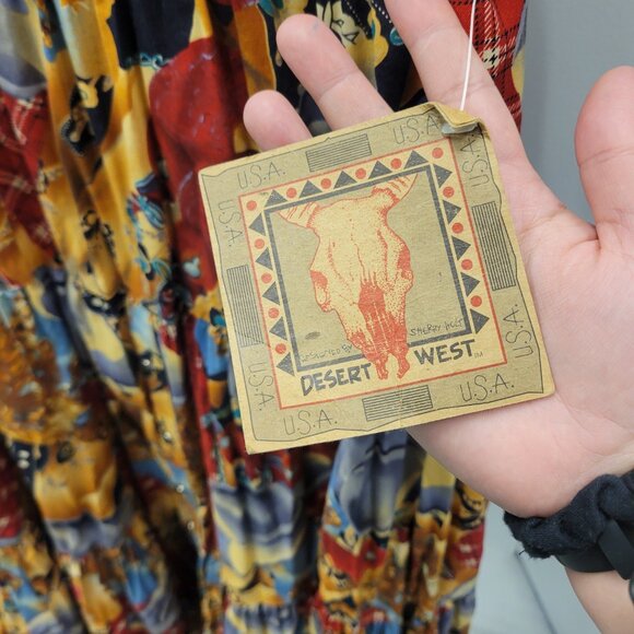 Vintage Desert West Western Skirt - Picture 3 of 11